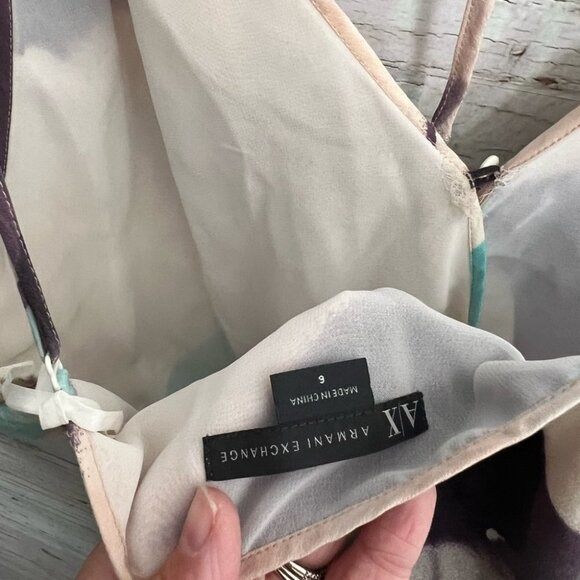 Armani exchange romper tan  blue size 6 - Picture 8 of 8